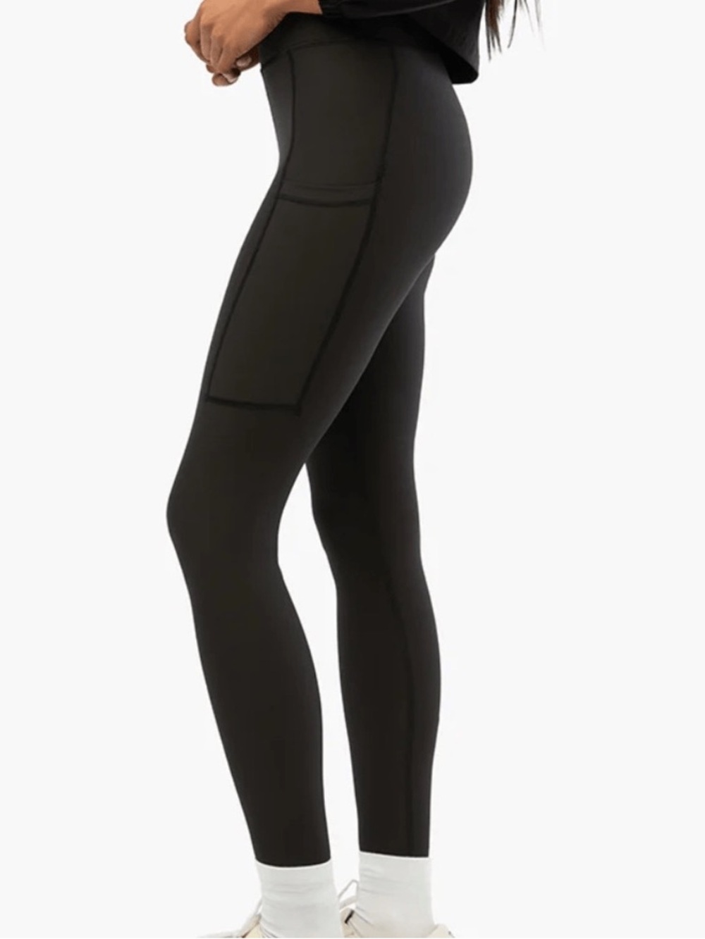 WeWoreWhat Black High-Waist Pocket Leggings
